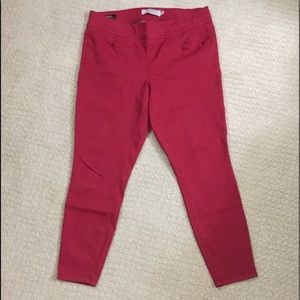 Torrid Red Lean Jean - Size 1R FIRM